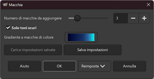 Esempio di utilizzo con un gradiente